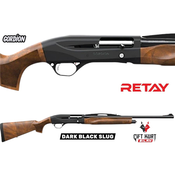 RETAY GORDİON DARK BLACK SLUG YİVSİZ AV TÜFEĞİ